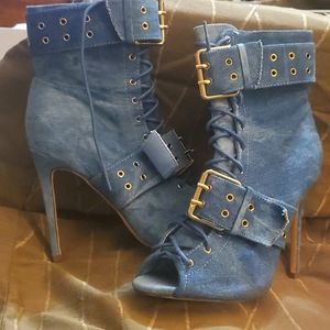 Liliana denim stilettos